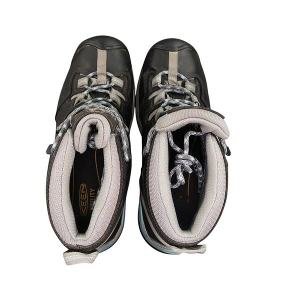 Keen Shoes Womens 11 Boot Work Utility Detroit XT Mid Leather Waterproof Lace Up - Picture 7 of 16